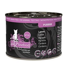 Produktbild von catz finefood Purrrr Lamm Monoprotein Katzenfutter nass - 6 x 200 g