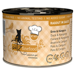 Produktbild von Catz Finefood Ragout No. 607 Ente & Känguru in Soße - 6 x 190 g