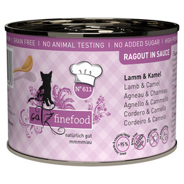Produktbild von Catz Finefood Ragout No. 611 Lamm & Kamel in Soße - 6 x 190 g