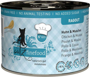 Produktbild von catz finefood Ragout No.613 Huhn & Muschel 6x190g