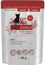 Produktbild von catz finefood Senior No.03 Huhn - 16 x 85 g