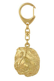 Caucasian Shepherd Dog Schlüsselanhänger vergoldet – Bild 1 von 7