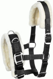 Produktbild von Caveçon für Pferde Nylon mit Kunstfell USG