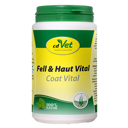 Produktbild von cdVet Fell & Haut Vital Ergänzungsfuttermittel für Hunde & Katzen - 150 g