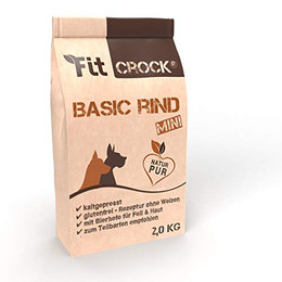 Produktbild von cdVet Fit-Crock Basic Rind Mini Hundefutter trocken - 10 kg
