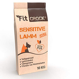 Produktbild von cdVet Fit-Crock Sensitive Lamm Maxi Trockenfutter für Hunde - 10 kg