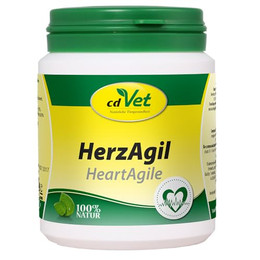 Produktbild von cdVet Naturprodukte HerzAgil Ergänzungsfuttermittel für Herz-Kreislauf - 70 g
