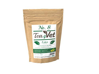 Produktbild von cdVet Naturprodukte Tea4Vet No 8 Leber Hund Teemischung - 150 g