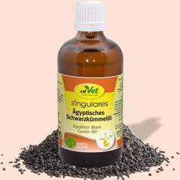 Produktbild von cdVet Singulares Ägyptisches Schwarzkümmelöl - 100 ml