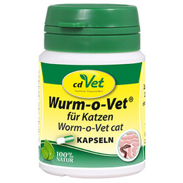 Produktbild von cdVet Wurm-o-Vet Katze Kapseln - 24 Stück