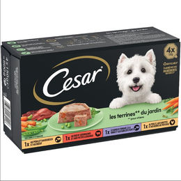 Produktbild von Cesar Classic Selection Mixkarton Garten-Terrine - 8 x 150 g