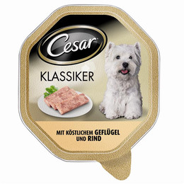 Produktbild von Cesar Klassik-Terrine mit Geflügel und Rind - 14 x 150 g