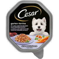Produktbild von Cesar Nassfutter Lamm, Karotten und Koriander in Gelee - 14 x 150 g