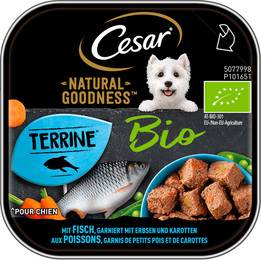 Produktbild von Cesar Natural Goodness Bio Terrine mit Fisch - 16 x 100 g