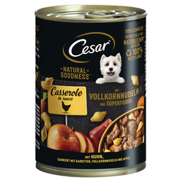Produktbild von Cesar Natural Goodness Huhn und Superfoods Nassfutter - 6 x 400 g