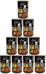 Produktbild von CESAR Natural Goodness in Terrine reich an Huhn mit Süßkartoffeln, Erbsen und Preiselbeeren - 12 x 400 g