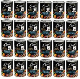 Produktbild von CESAR Natural Goodness Nassfutter reich an Huhn mit Süßkartoffeln, Erbsen und Preiselbeeren - 6 x 400 g