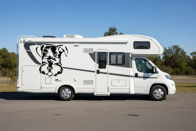 Produktbild von Cesky Terrier Kopf Aufkleber I Wandtattoo