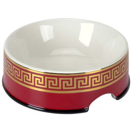 Produktbild von Chacco Futterschale Classic Red/Gold - Gr S / 0,125 Liter