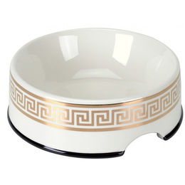 Produktbild von Chacco Futterschale Classic White/Gold - Gr L / 1,5 Liter