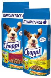 Produktbild von CHAPPI MIX mit Geflügel, Rindfleisch und Gemüse - 2 x 13,5 kg