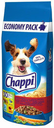 Produktbild von Chappi Trockenfutter für Hunde mit Rind, Geflügel und Gemüse - 13,5 kg