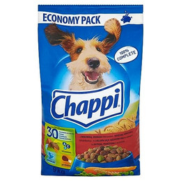 Produktbild von Chappi Trockenfutter für Hunde mit Rindfleisch und Geflügel - 9 kg
