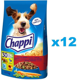 Produktbild von CHAPPI Trockenfutter mit Rind und Geflügel - 3 x 2,7 kg