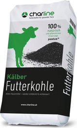 Produktbild von CharLine Futterkohle-Pulver für Kälber - 14 kg