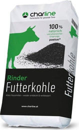Produktbild von CharLine Futterkohle Pulver für Rinder - 10 kg