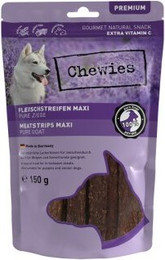 Produktbild von Chewies Fleischstreifen Maxi 8x150g Ziege