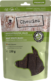Produktbild von Chewies Fleischstreifen Maxi Hundeleckerli aus 100 % Kaninchenfleisch - 150 g