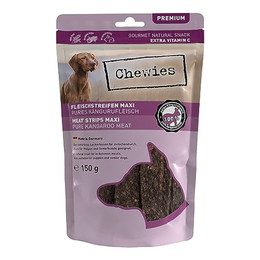 Produktbild von Chewies Fleischstreifen Maxi Känguru Hundeleckerli - 150 g