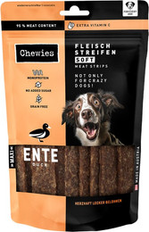 Produktbild von Chewies Fleischstreifen Soft Ente - 3 x 150 g