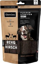 Produktbild von Chewies Fleischstreifen Soft Reh & Hirsch - 3 x 150 g