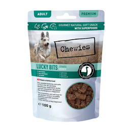 Produktbild von Chewies Lucky Bits Pferd Adult Hundeleckerli - 3 x 100 g