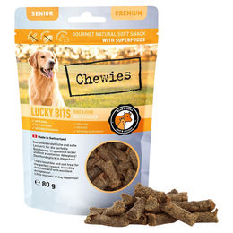Produktbild von Chewies Lucky Bits Rind & Huhn Senior Hundeleckerli - 6 x 80 g