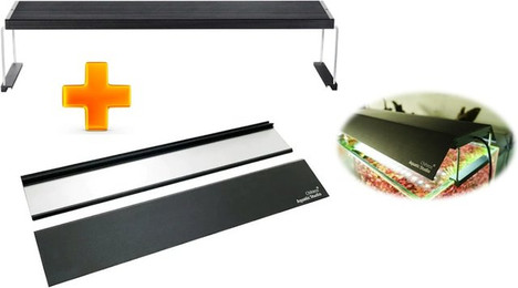 Produktbild von Chihiros WRGB2 Aquarienbeleuchtung 30cm & Blende (verspiegelt)  Vorteils-Paket