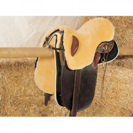 Produktbild von CHRIST Lammfell Sattelsitzbezug Stocksattel Warmblut natur