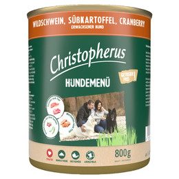 Produktbild von Christopherus Adult mit Wildschwein und Süßkartoffel - 6 x 800 g