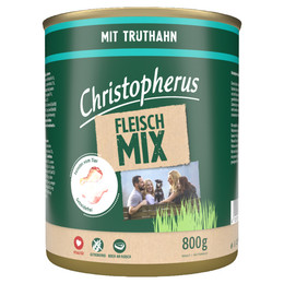 Produktbild von Christopherus Fleischmix mit Truthahn - 6 x 800 g