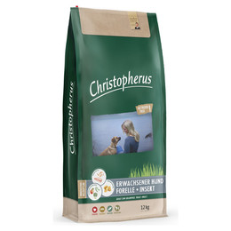 Produktbild von Christopherus Getreidefrei Forelle + Insekt - 2 x 12 kg