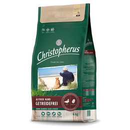 Produktbild von Christopherus Grainfree Senior Ente + Kartoffel Trockenfutter - 4 kg
