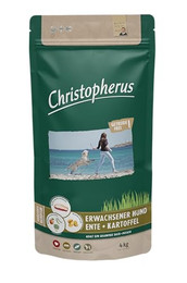 Produktbild von Christopherus Grainfree Trockenfutter Ente & Kartoffel für ausgewachsene Hunde - 4 kg