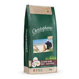 Produktbild von Christopherus Hundefutter Getreidefrei Ente + Kartoffel Senior - 12 kg