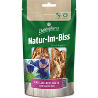 Produktbild von CHRISTOPHERUS Hundesnack Natur-Im-Biss Ente Seelachs - 12 x 70 g