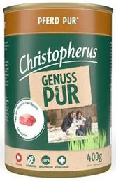 Produktbild von Christopherus Pur Pferd Nassfutter für Hunde - 6 x 400 g