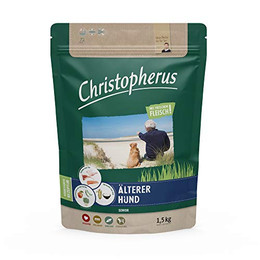 Produktbild von Christopherus Senior Trockenfutter für ältere Hunde mit Geflügel, Lamm, Ei & Reis - 1,5 kg