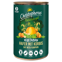 Produktbild von Christopherus Vegetarian Hafer mit Kürbis - 6 x 400 g