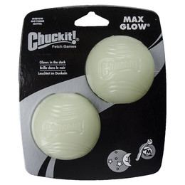Produktbild von Chuckit! Max Glow Medium Spielball 2er Pack